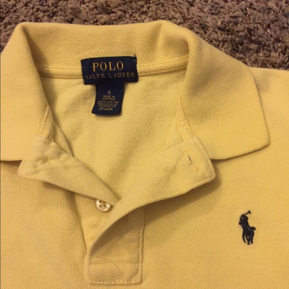 Yellow boy’s Ralph Lauren button down - Picture 3 of 3
